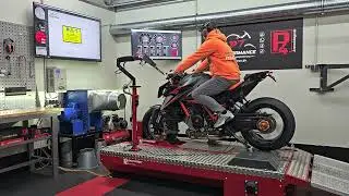 KTM 1390 Super Duke R Modell 2024 Leistungsmessung.