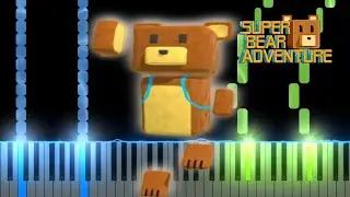 Super Bear Adventure - Bear Village (Piano Tutorial)