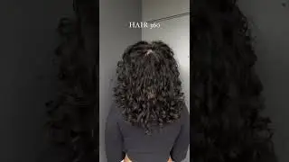 Curly Haircut details 🖤 blunt cut, round shape, cascading layers, front framing pieces