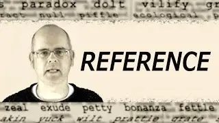 What does REFERENCE mean? English word definition