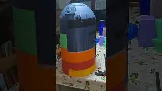 Testing Elegoo Orange storm with little print #r2d2 #starwars #astromech #droid #elegoo #3dprinting