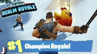 PALADINS REALM ROYALE Gameplay & Funny Moments - Golden Rifle OP!