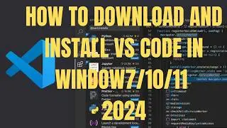 How to Download & Install VS Code on Windows 7/10/11|Set Up Extensions & Run HTML Code|@vustudy4121