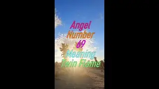 Angel Number 69 Meaning Twin Flame #shorts #spirituality #angelnumber #ascension