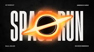 Walk-Jog-Run in Space | Immersive HIIT Cardio Workout