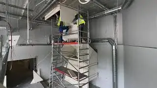 Montaż kanału z płyty PROMAT PROMATECT L500 50mm