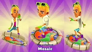 Subway Surfers Barcelona Unlocking MOSAIC BOARD in Season Hunt Reward and Gameplay With Mosaic Board