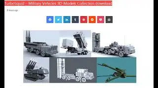 (Download) TurboSquid &ndash; Military Vehicles 3D Models Collection