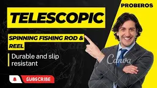 Proberos Telescopic Fishing Rod & Reel Combo/Spinning Fishing Tech / #shorts /#Fishing /#Proberos