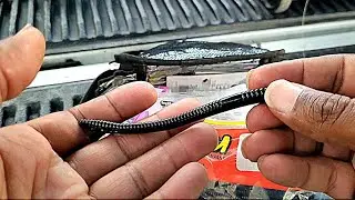 How To Use A Finesse or Some Say Trick Worm for Bass 🪱 #fish #fishing 