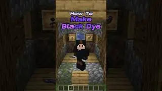 Как сделать чёрную краску в #minecraft 1.20 Java