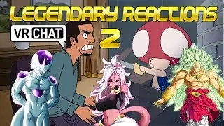 Broly and Frieza React to | Toad War and Phoners | Legendary Reactions | VRchat!