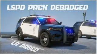 FiveM LA BASED LSPD Car Pack Debadged | Non-ELS | Callsign System