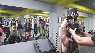 155 lbs (70 kg) - 8 rep - Overhead Dumbbell Tricep Extension