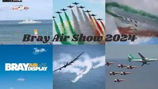Amazingly Beautiful Air Show at Bray Seafront, County Wicklow, Ireland, 2024