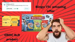 🔥New Bingo Itc loot , Amazon 3 best shopping ofers , Paytm ONDC offer , Paytm recharge offer 🤩