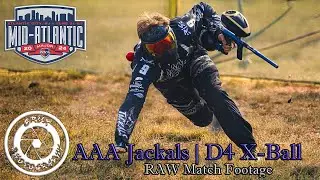 AAA Jackals D4 X-Ball | RAW Paintball Footage NXL Mid Atlantic Major 2024
