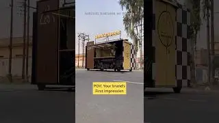 Food kiosk. Kiosk design. Food outlet. New design. F&B, Retail. Business. Mall kiosk. Call Azimuth!