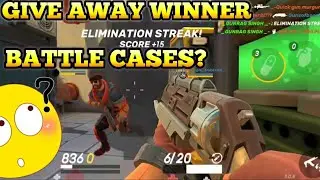 WHATS IN BATTLE CASES GIVE AWAY WINNER? GUNS OF BOOM GAMEPLAY LEVEL 50