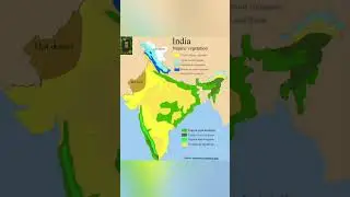 NATURAL VEGETATION OF INDIA IN MAP