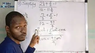 WAEC 2025 Mathematics |Question 12: How to simplify fraction|