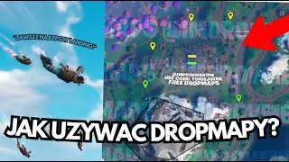 JAK MIEC NAJLEPSZY LANDING I JAK KORZYSTAĆ Z DROPMAPEK (opis) w FORTNITE!!!
