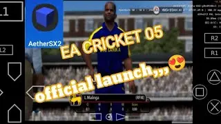 EA sports cricket 2005 Aethersx2 Game Play realme C3 helio g70