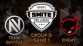 SMITE Pro League Fall Split Group D Day 2 - Team EnVyUs vs. Enemy (Game 1)