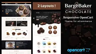 BargeBaker - Chocolate & Bakery Responsive OpenCart Theme for eCommerce Template - Installation