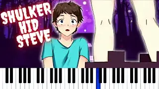 Shulker hid steve - midi keyboard cover piano music - Toxic (gameplay Beat Tiles)