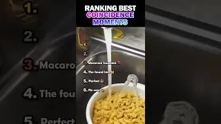 Ranking Best Coincidence Moments🧐