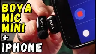 Boya Mic Mini + iPhone - @BOYA-audio @Apple #boyamicrophone #boya #apple #iPhone