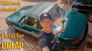 Cheap MX5 hood window repair - can I fix it?
