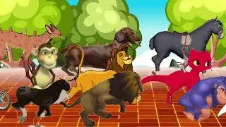 WILD ANIMALS GO CRAZY IN 3D RACING CHAOS!1 Part 257