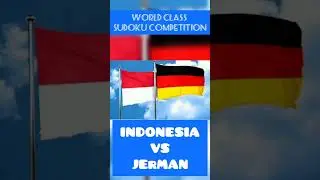 Indonesia vs Germany | Sudoku World Class Competition
