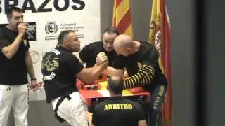 Armwrestling. Derecha -100kg/+100kg. Campeonato de España 2013