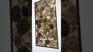Xiamen Stone Fair-Agate Slab for home interior decoration. #agate #agatestone #marbleslab