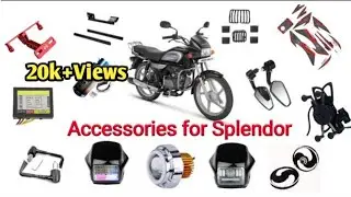 Splendor bs6 accessories. Splendor bs6 modified