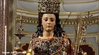 Belpasso 16 Dicembre 2018 Solenne Svelata dell'Artistico Simulacro di Santa Lucia Vergine e Martire