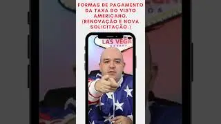 Formas de pagamento da taxa do Visto Americano. (Renova&ccedil;&atilde;o e nova solicita&ccedil;&atilde;o.) #vistoamericano