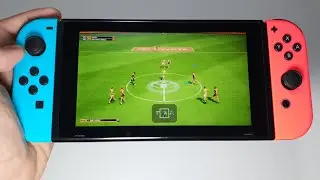 AFL Evolution 2 Nintendo Switch handheld gameplay