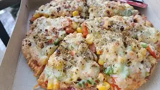 Veg pizza recipe | Dominos style veg pizza 