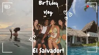 EL SALVADOR VLOG! | Birthday trip, El Tunco, Nawi Beach, Cafe Albania y m&aacute;s