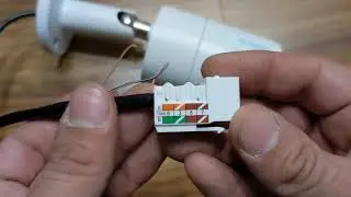 Reolink Camera Wire Repair with Keystone Jack