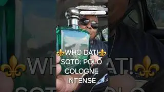 POLO COLOGNE INTENSE is SUNDAY #SOTD Sweet Basil, Citrus, and Mint? YES PLEASE! #POLO #whodatnation