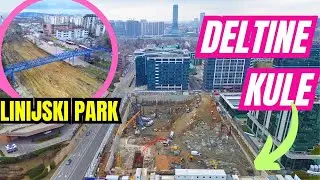 TEMELJ ZA DELTINE KULE I PRVI RADOVI U NASTAVKU LINIJSKOG PARKA