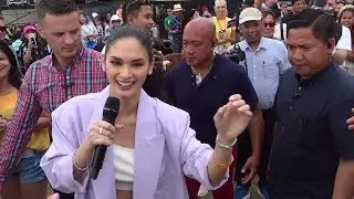 Pia Wurtzbach at the 'Barrio Fiesta Sa London 2019' (Original Footage) [Video 2 of 2]
