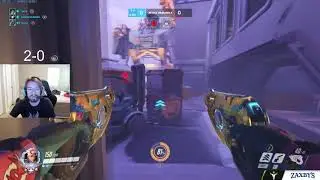 DANTEH + SUREFOUR! PRO TRACER GAMEPLAY OVERWATCH SEASON 24 TOP 500