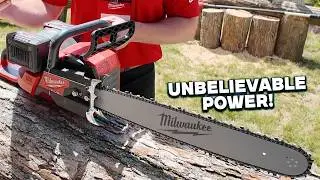 First Look at the Milwaukee Dual Battery Chainsaw &ndash; Power Like Never Before!