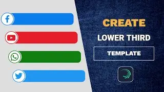 How to Create Lower  Third Animation in Android | Create Lower Third in Alight Motion